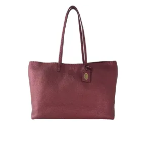 (Pre Owned) Fendi 8BH126 Selleria Tote - Burgundy