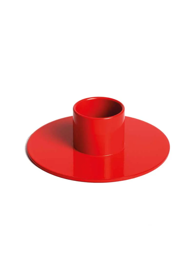 Red Candle Holder