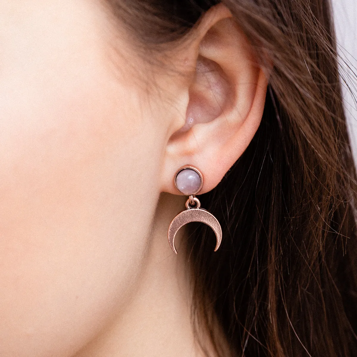 Rose Quartz Earrings