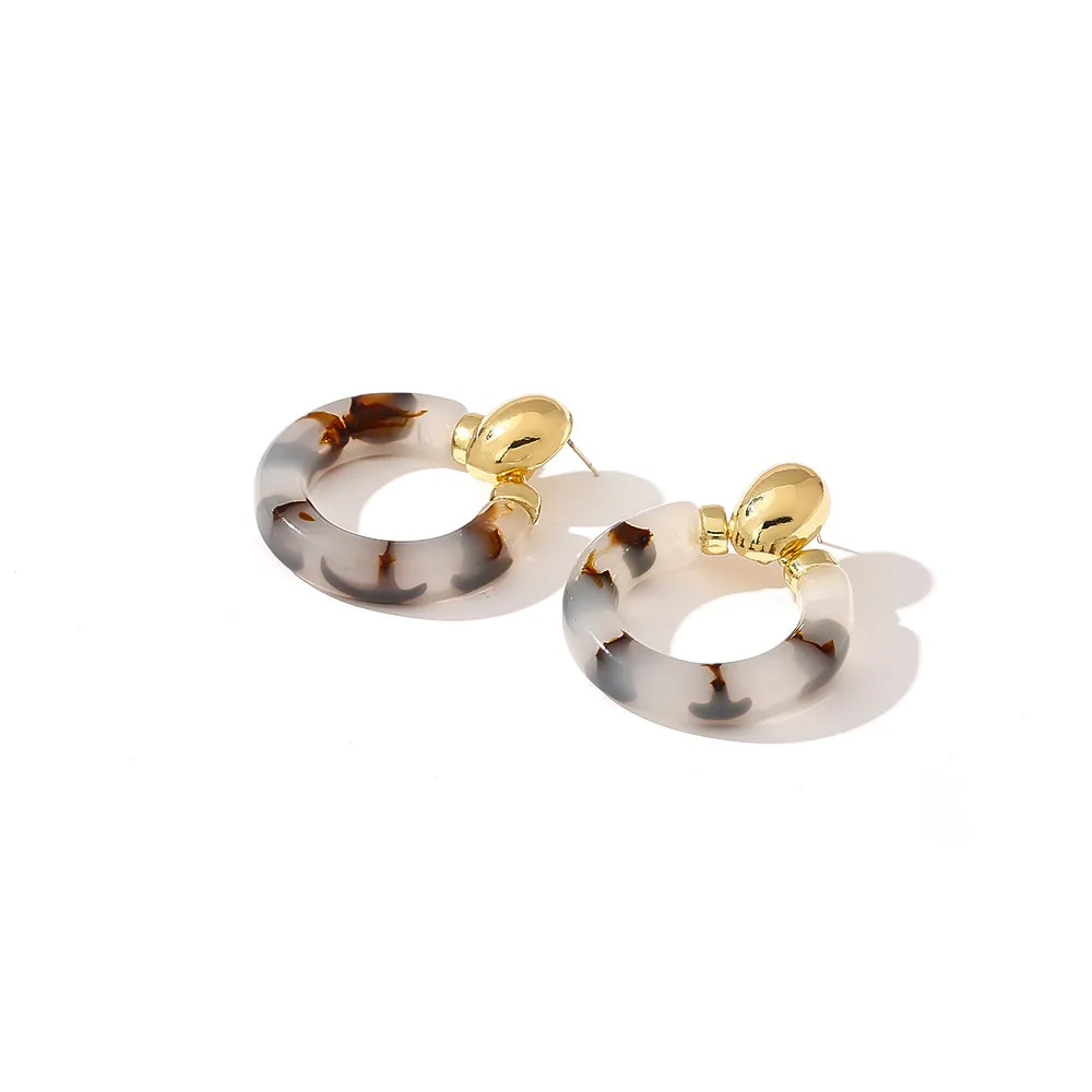 Round Shaped Acrylic Earring