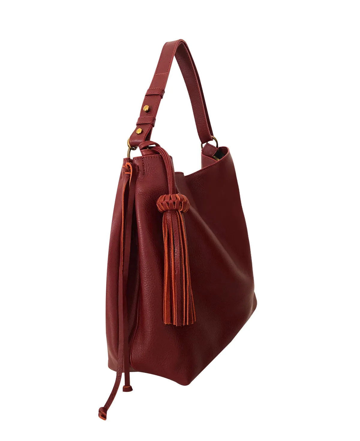 Shoulder Bag Bacalar Bis Cognac Leather