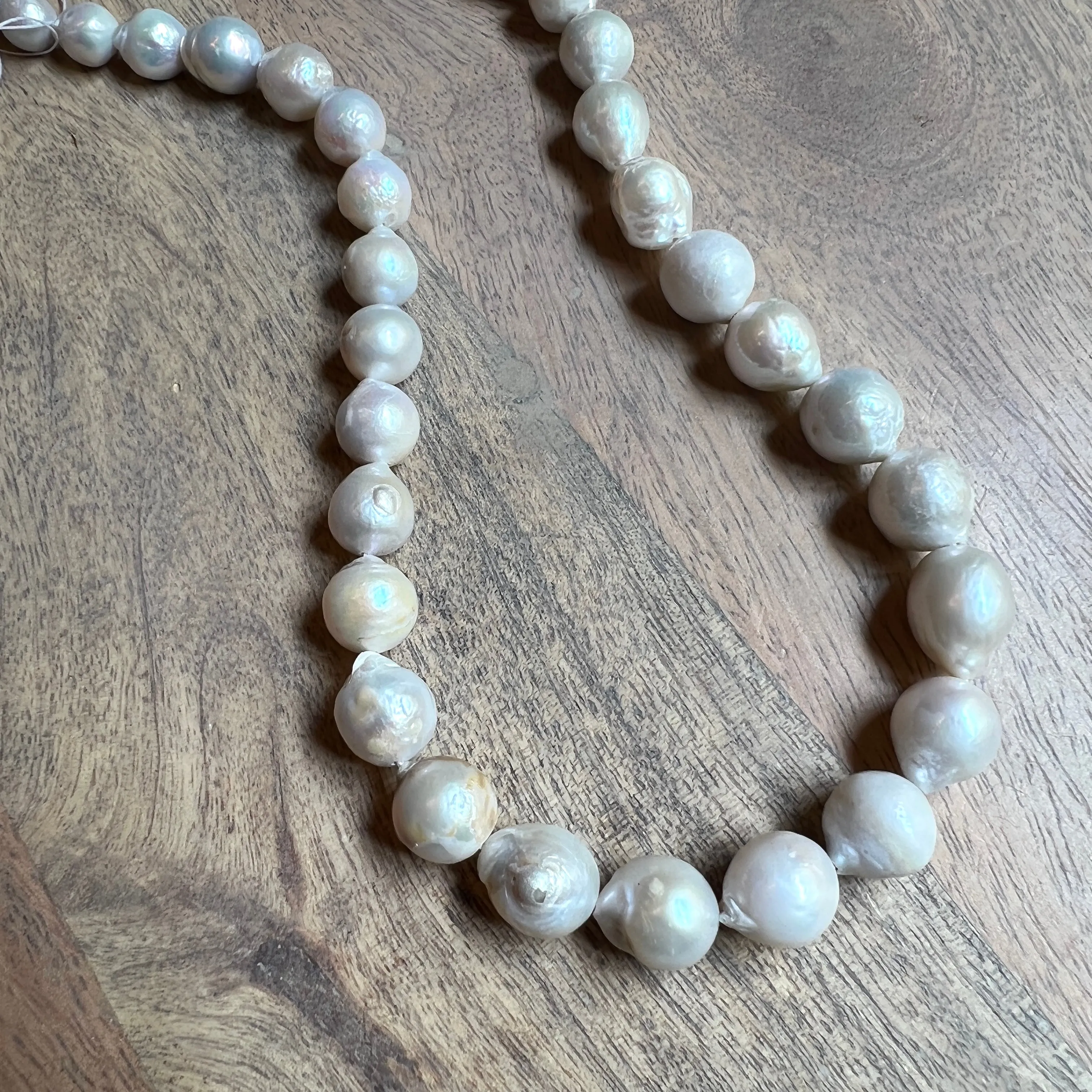 Small Round Baroque Pearls