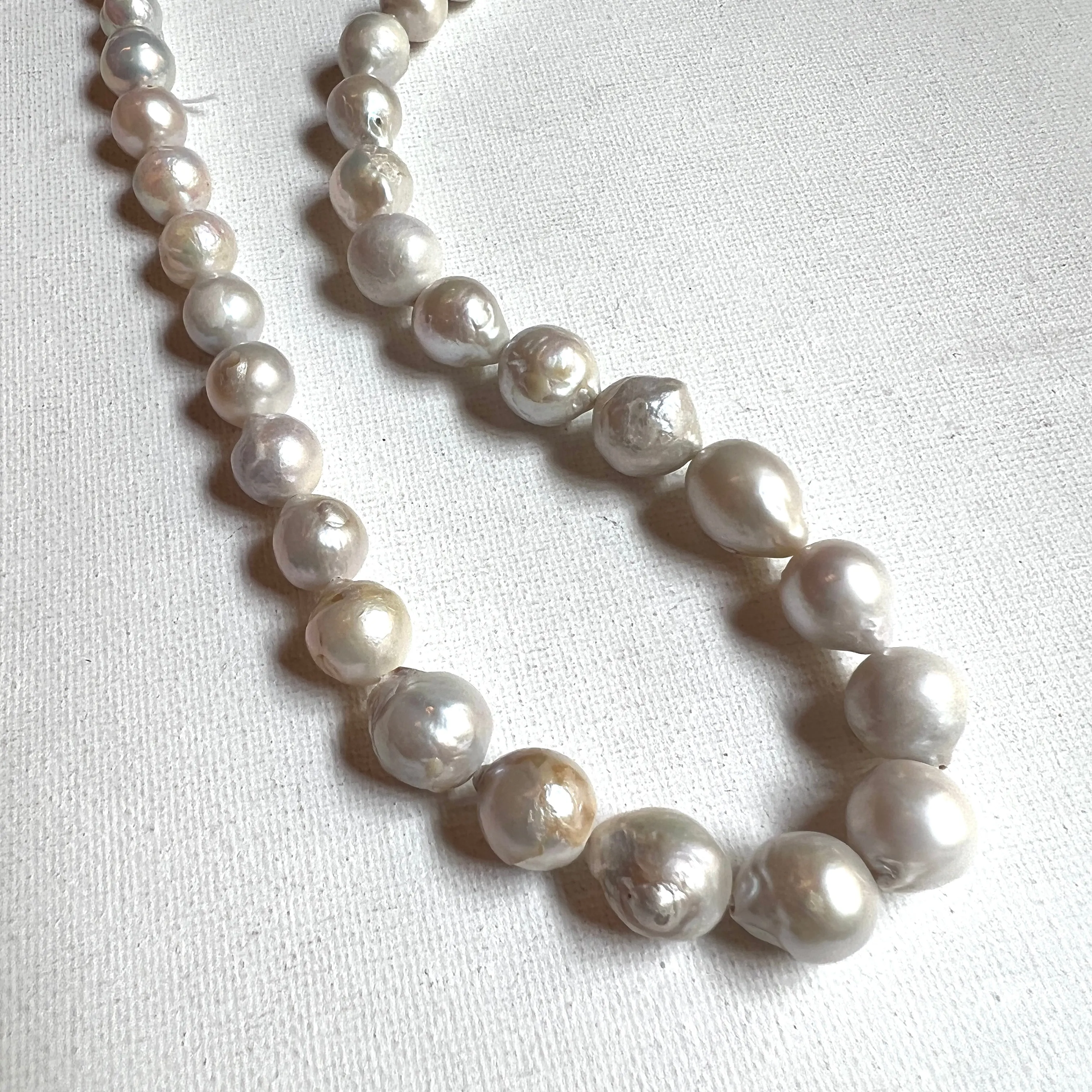 Small Round Baroque Pearls