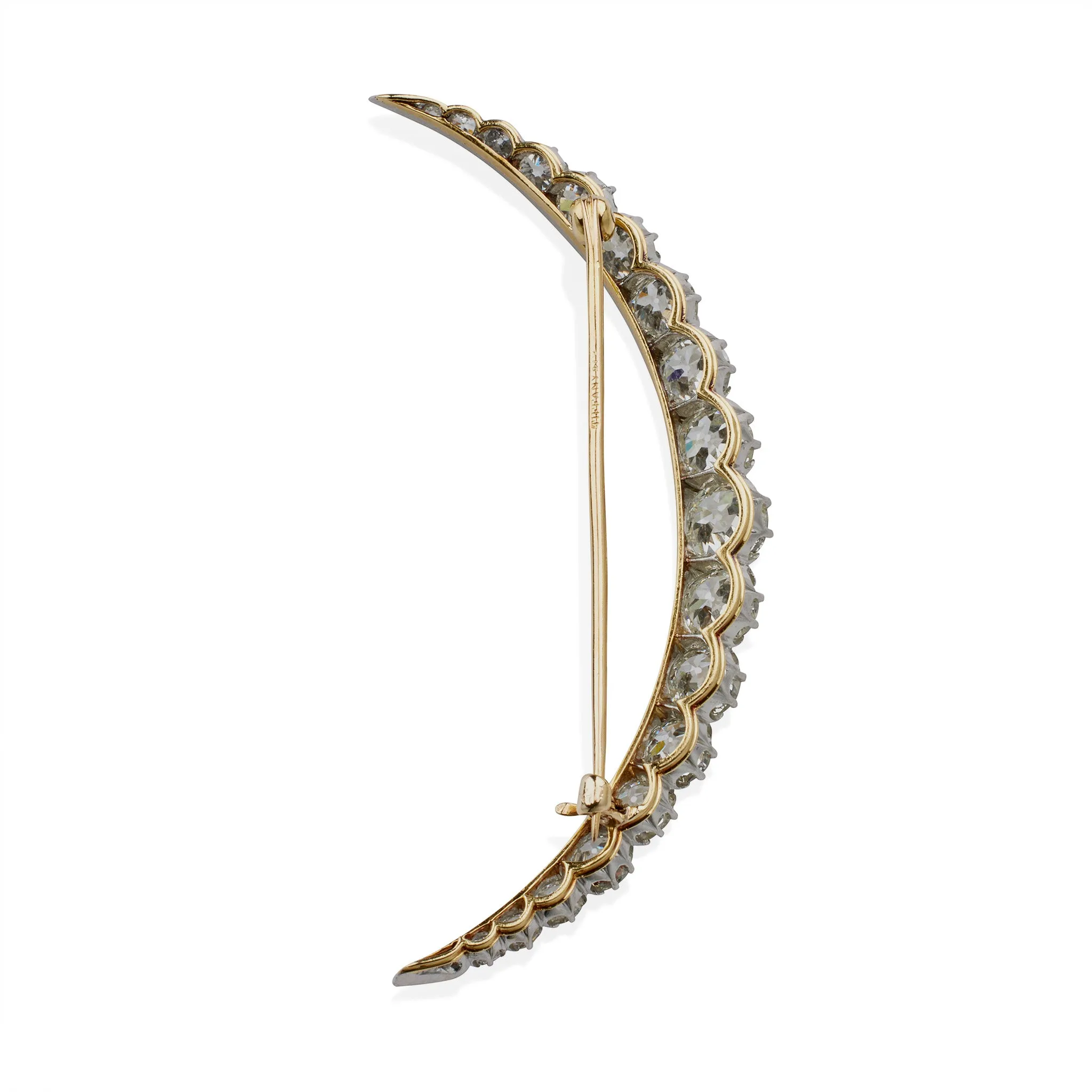 Tiffany & Co. Edwardian Diamond Crescent Brooch