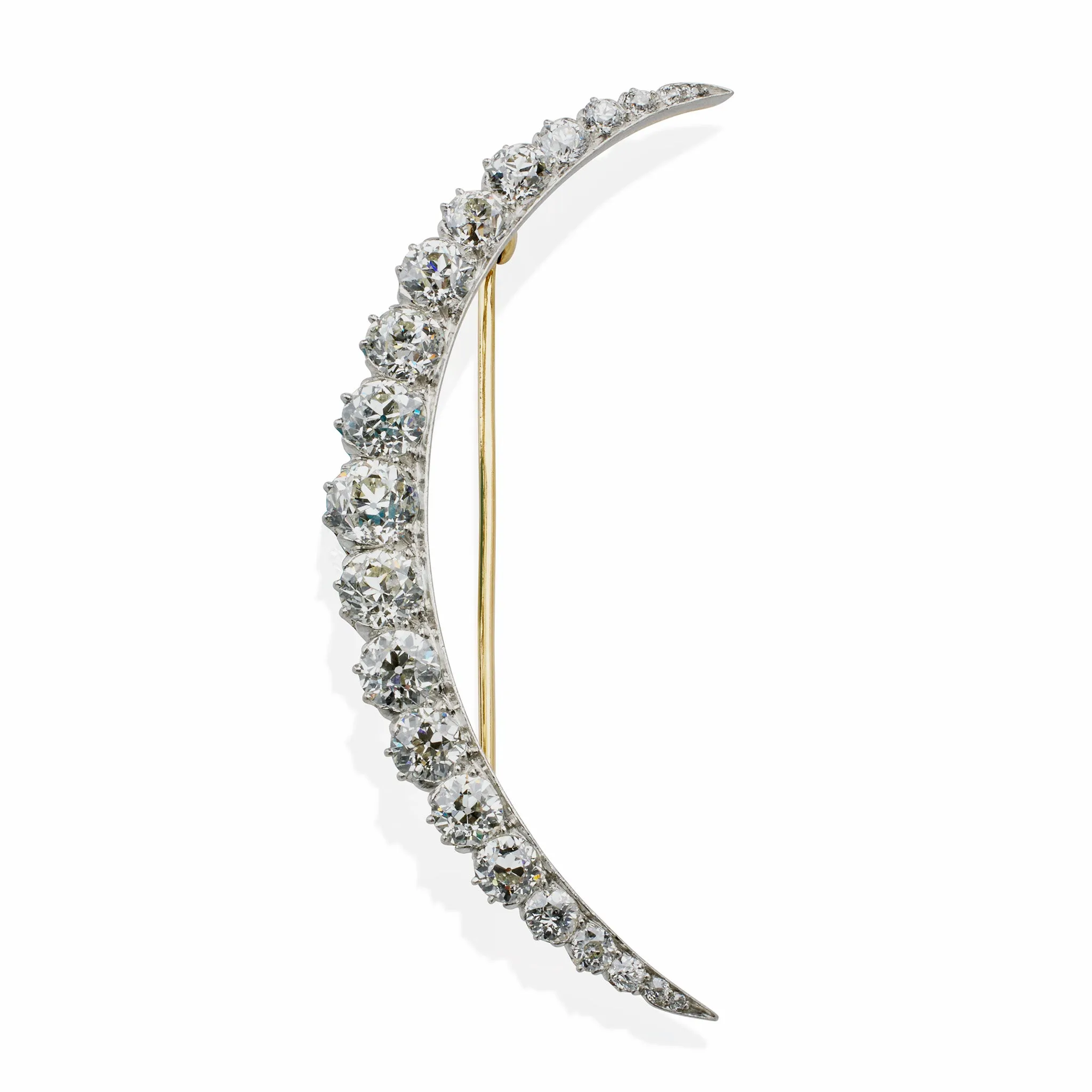 Tiffany & Co. Edwardian Diamond Crescent Brooch