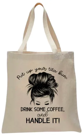 TITA BUN CANVAS TOTE BAG