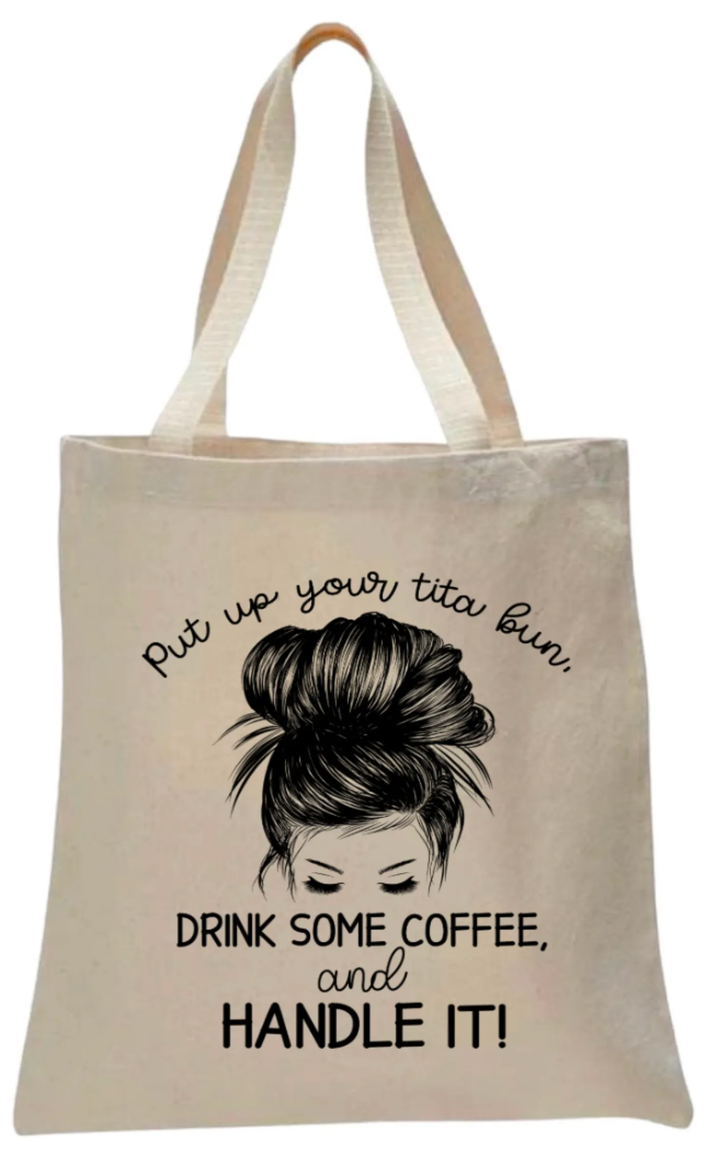 TITA BUN CANVAS TOTE BAG