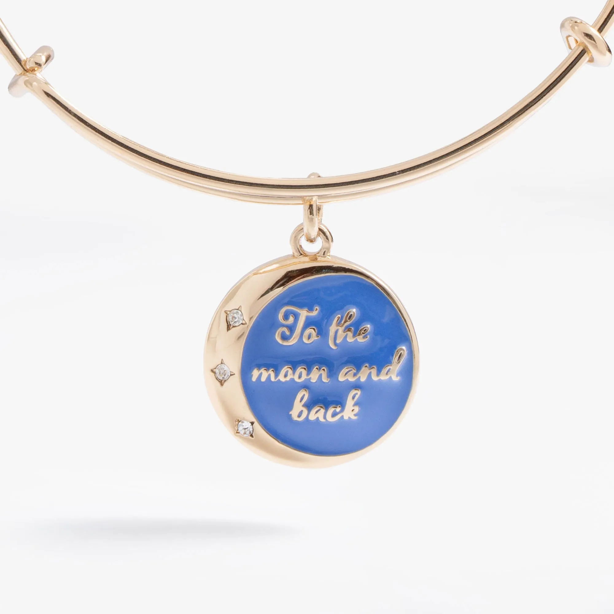 'To the Moon and Back' Charm Bangle