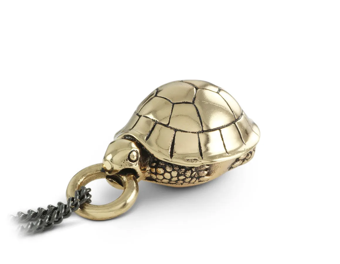 Turtle Necklace - Bronze