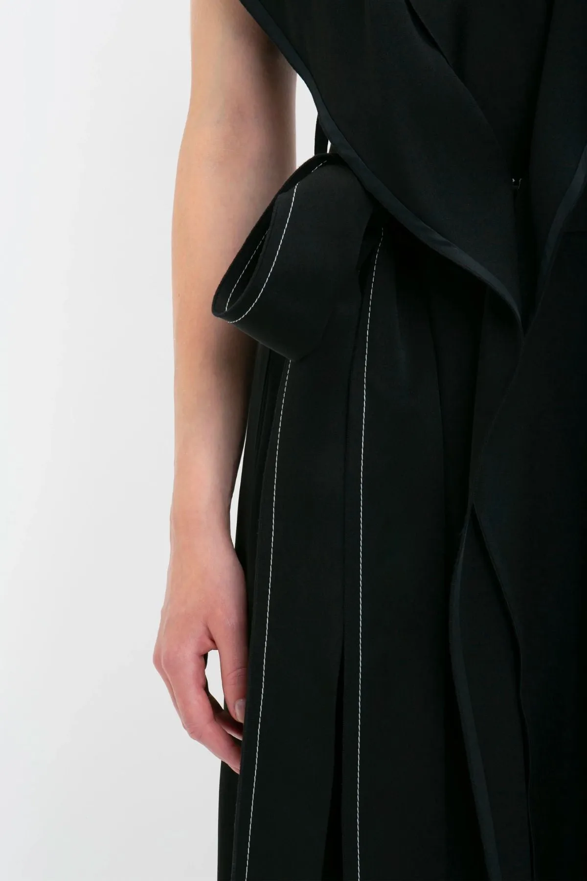 Victoria Beckham Classic Trench Dress - Black