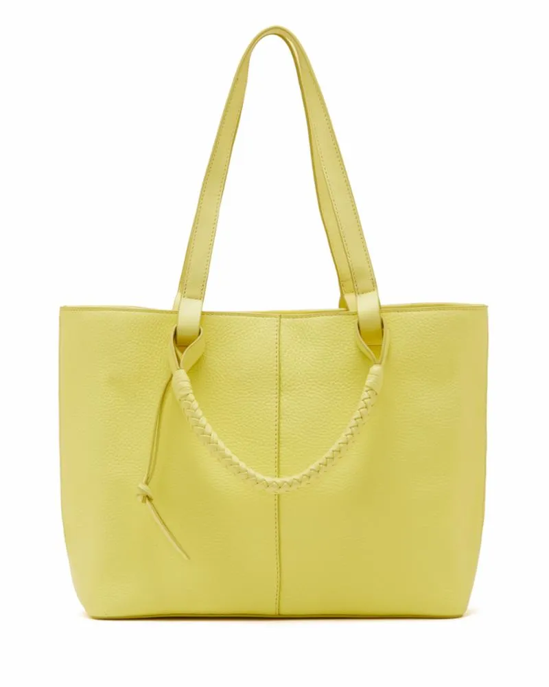 Vince Camuto Handbag SLONE SMTOTE PRIMROSE YELLOW/COW MADRID