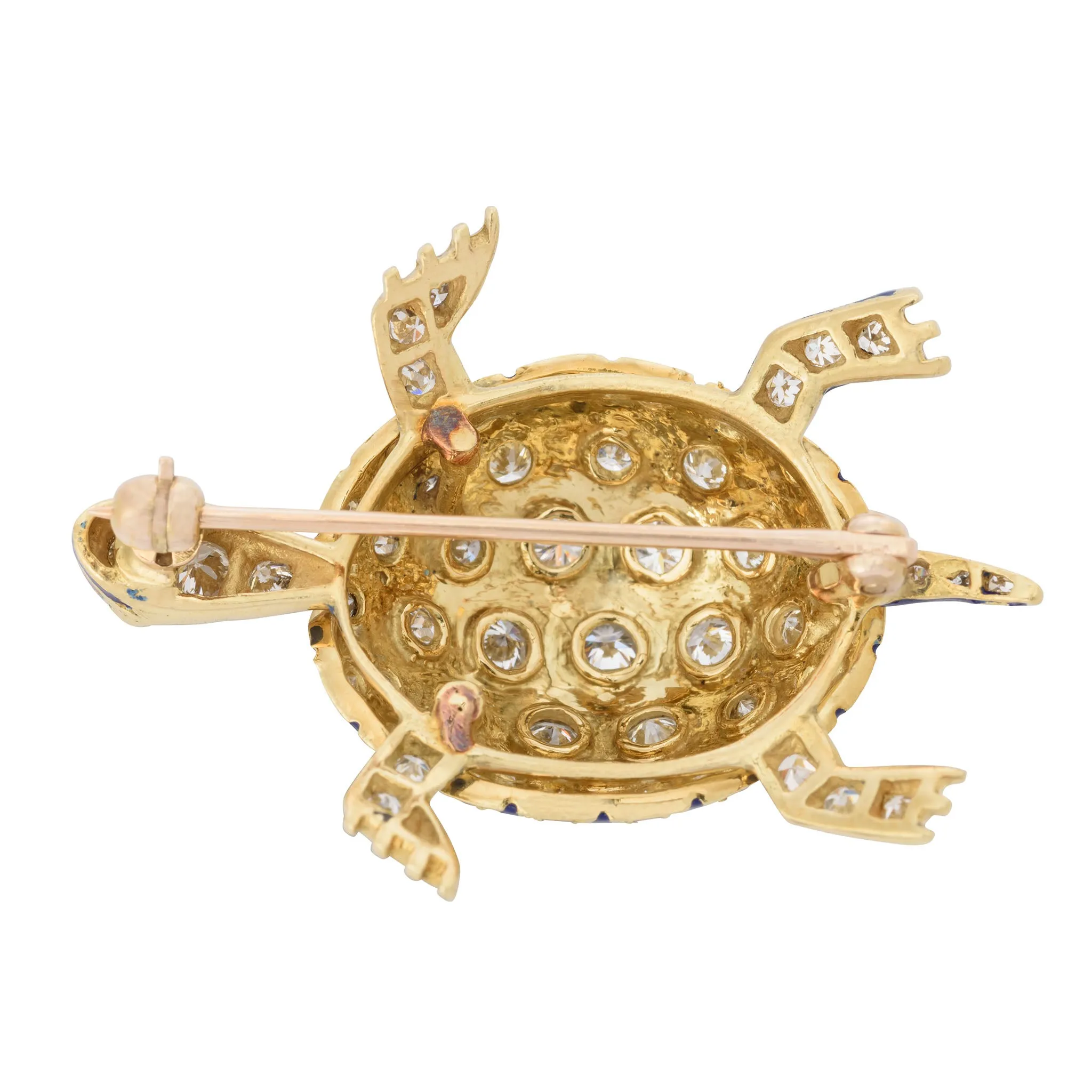 Vintage Turtle Brooch