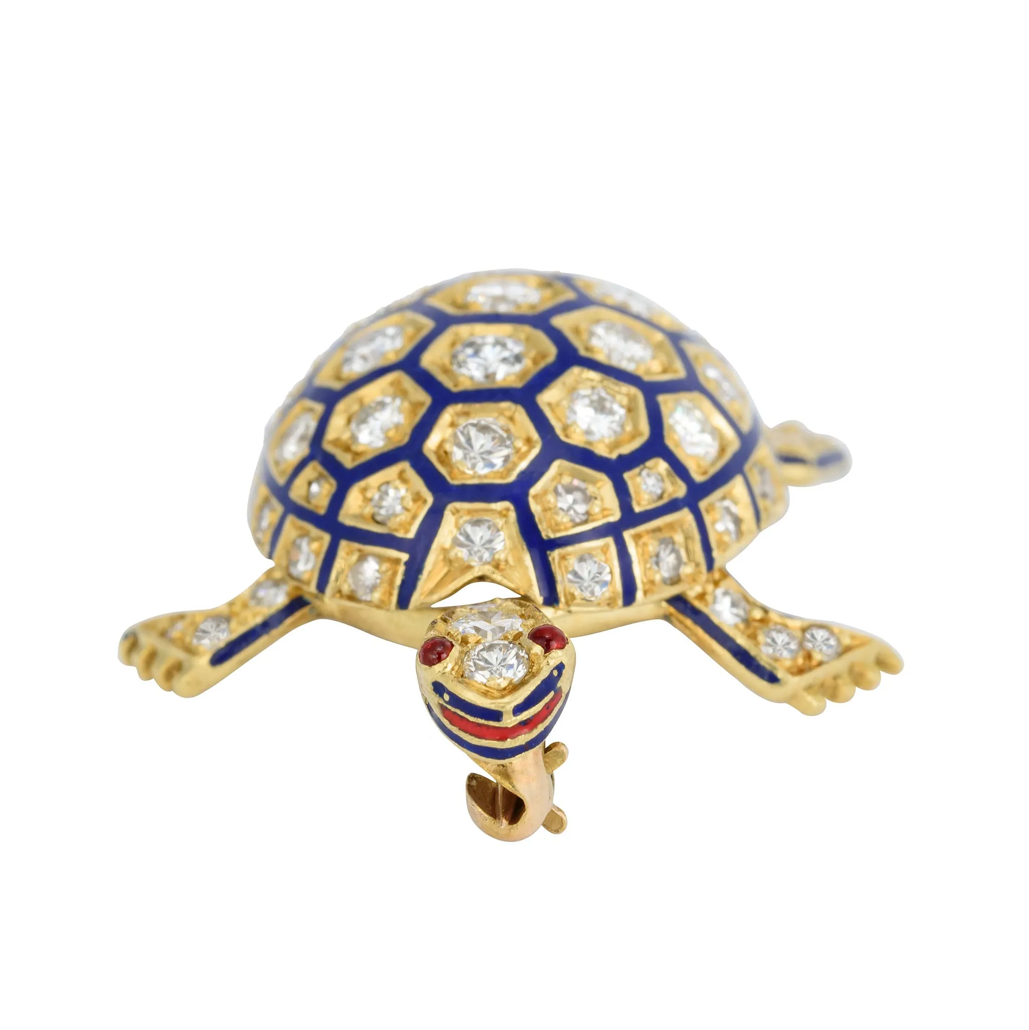 Vintage Turtle Brooch