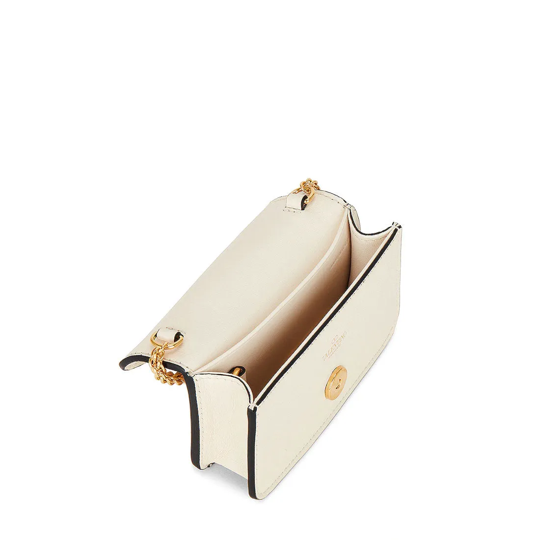 Vlogo Loco Micro Shoulder Bag, Ivory