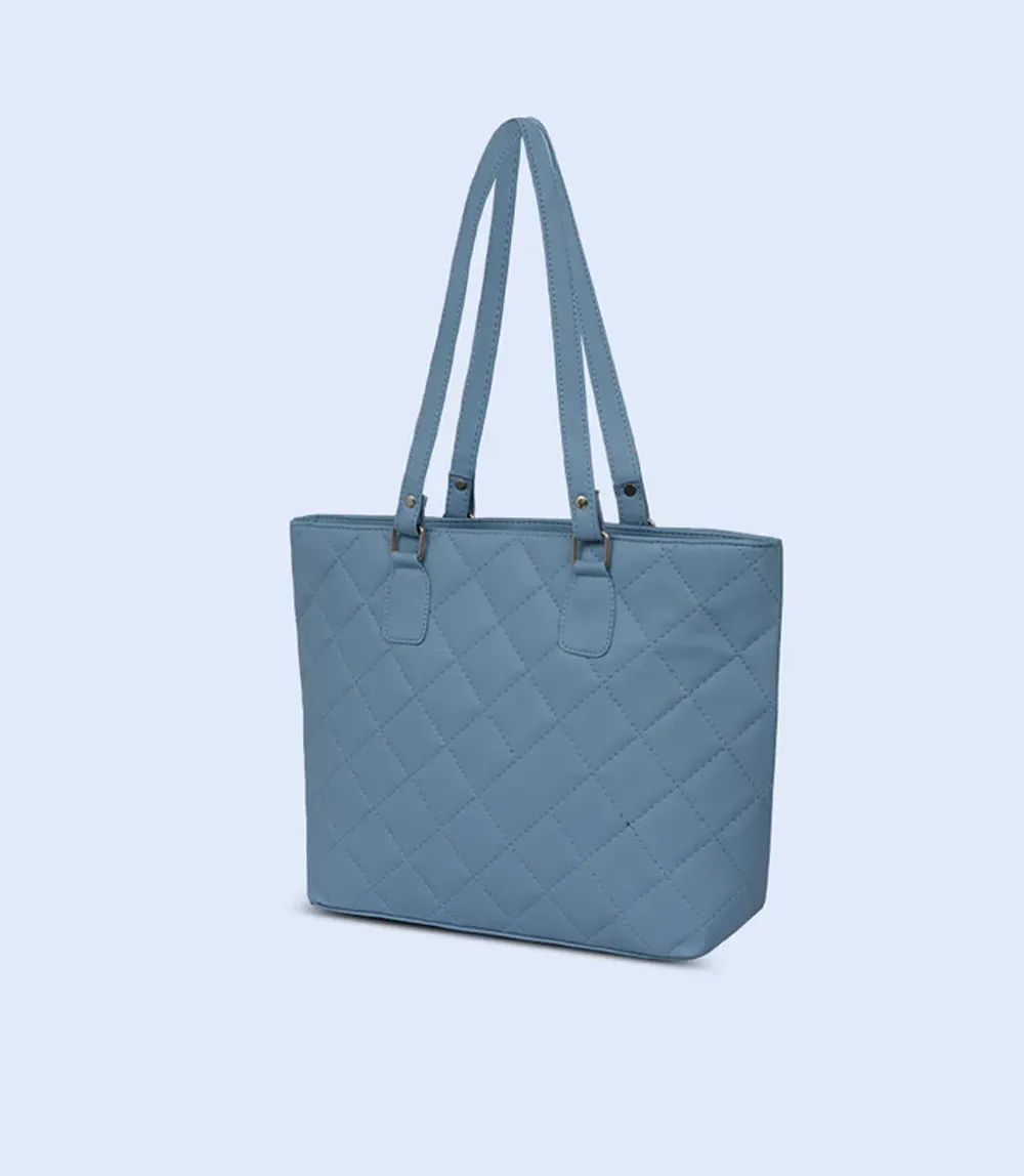 WB2401-BLUE-Women Shoulder Bag