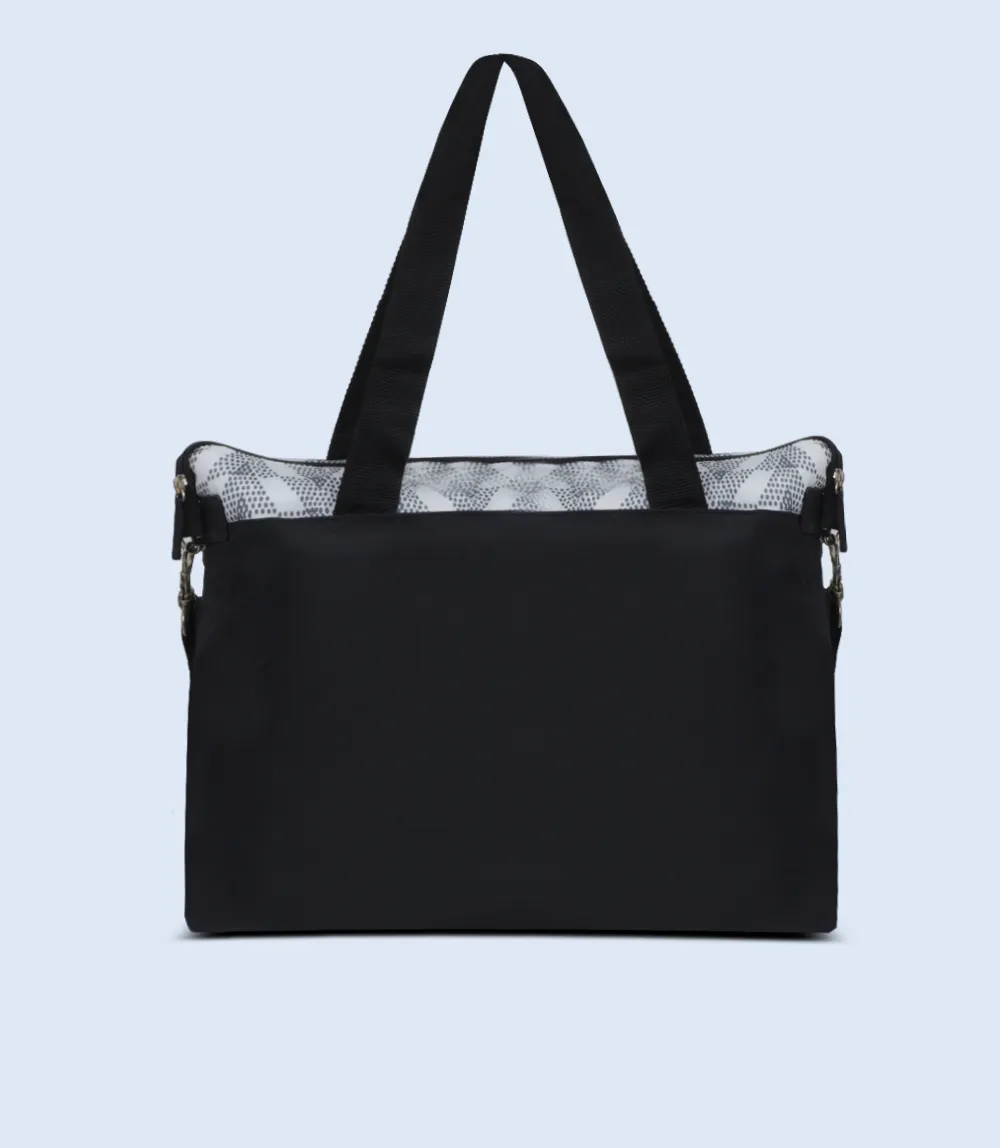 WB2412-BLACK/WHIT-Bag For Mothers