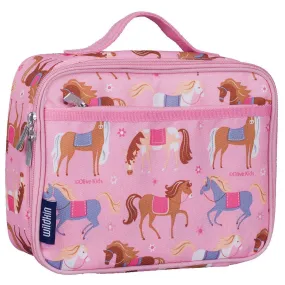 Wildkin Olive Kids Horses Lunch Box Bag [BPA-Free]