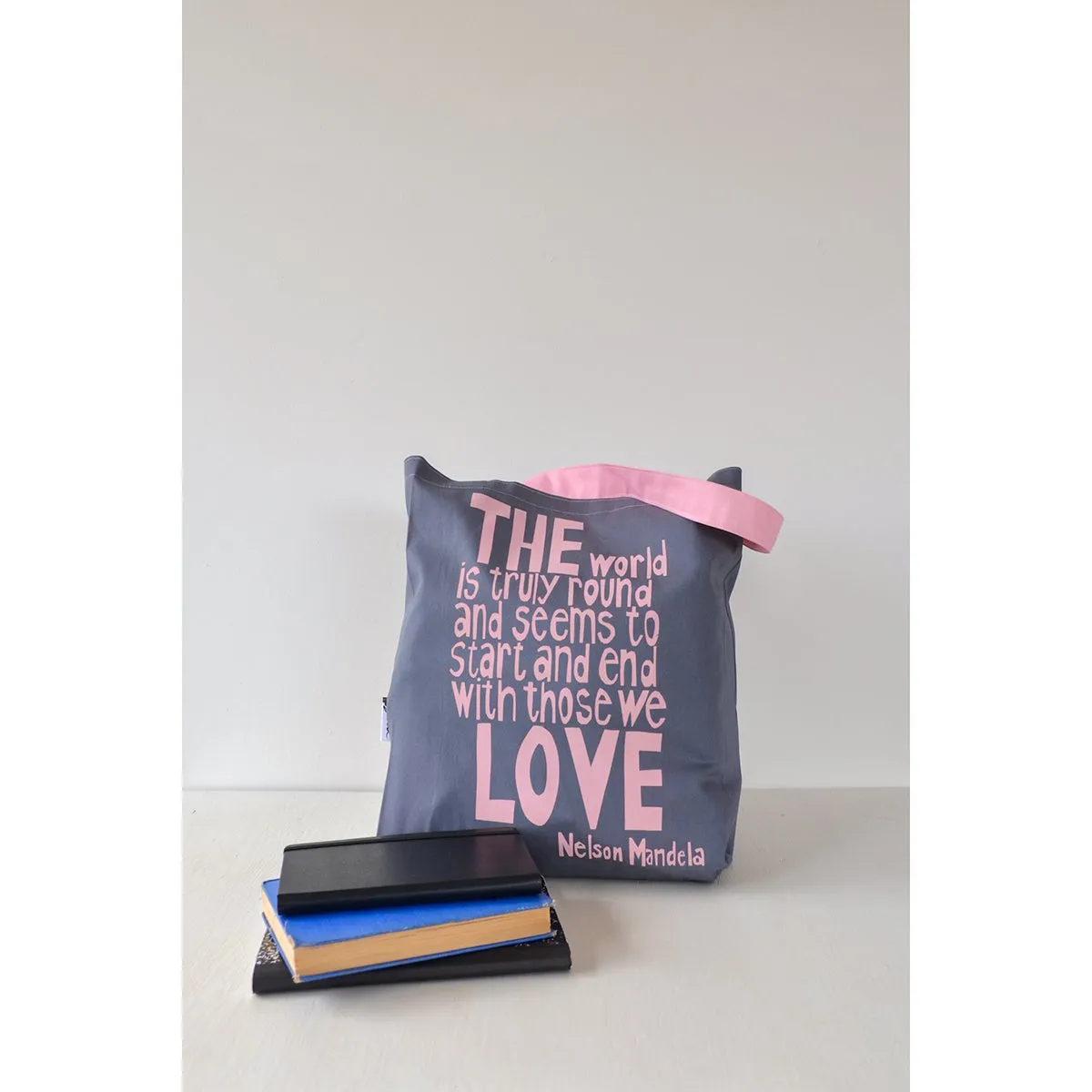 With Those We Love Mandela Tote Bag